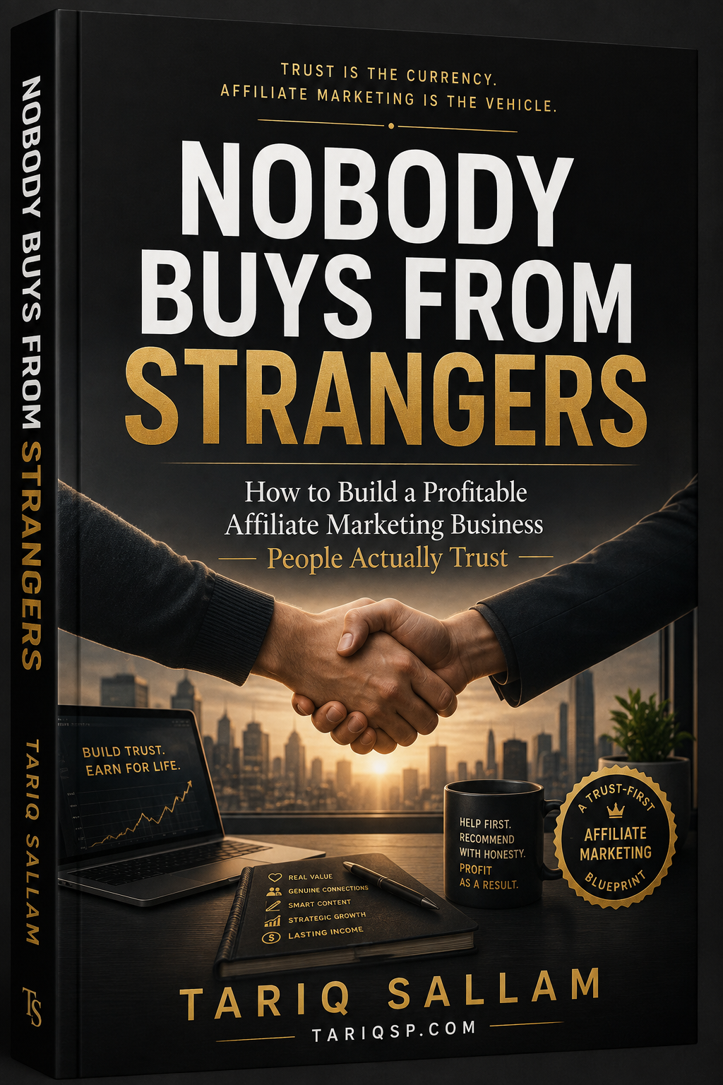 Affiliate Marketing eBook cover: Nobody Buys From Strangers