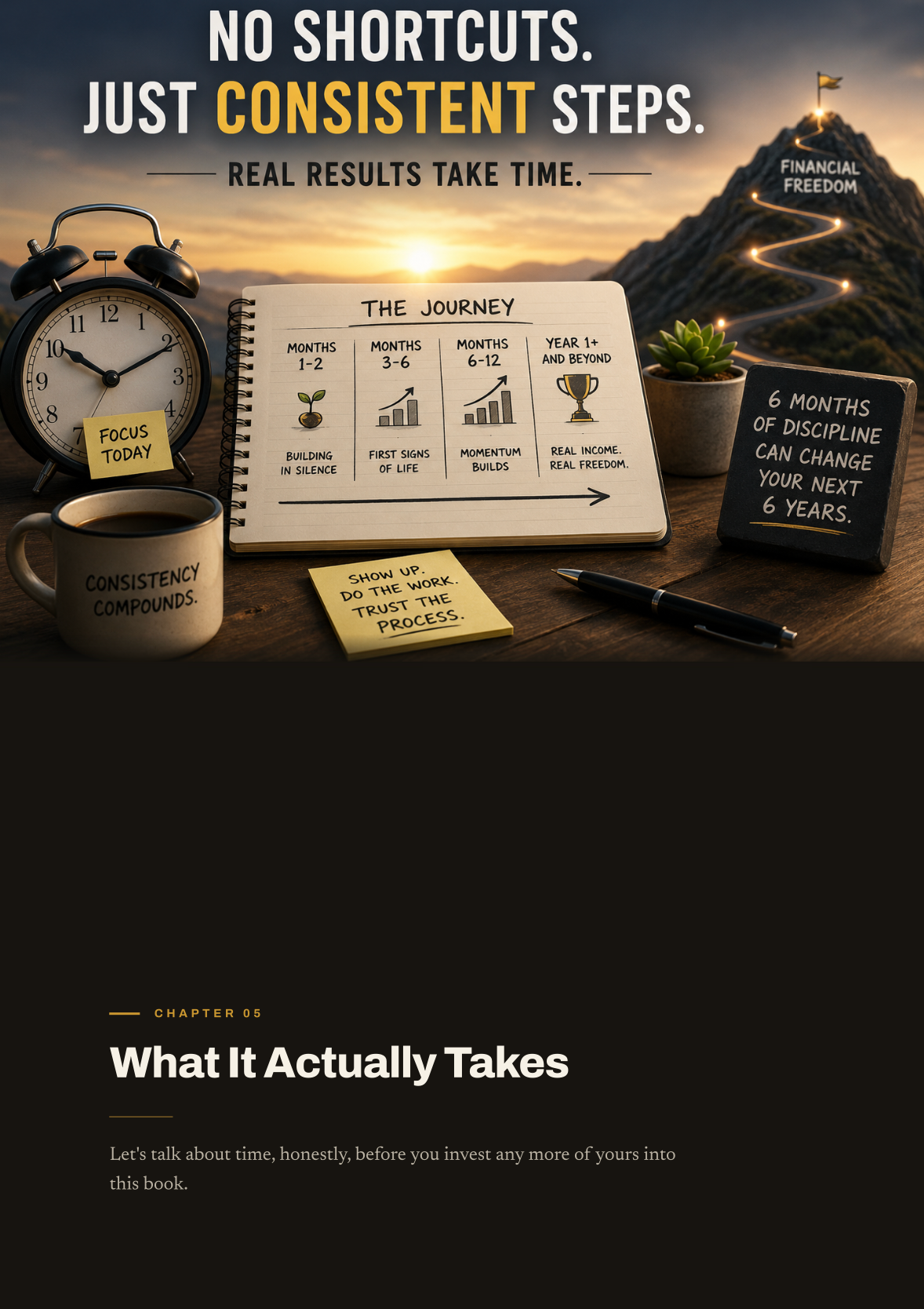 Nobody Buys From Strangers sample page: Chapter 5, What It Actually Takes
