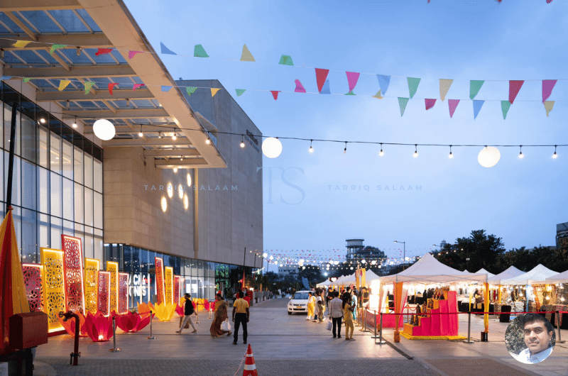 Central Park & Market Street at Bhartiya Mall of Bengaluru