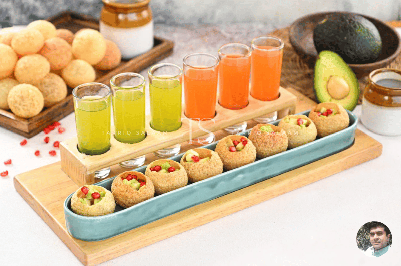 Vodka Pani Puri at Oia Bangalore