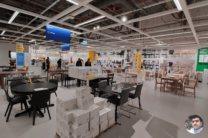 IKEA Bangalore: My Not-So-Quick Trip That Turned Into a Full-Day Affair (And I’m Not Complaining) 9 Dining area in IKEA Bangalore