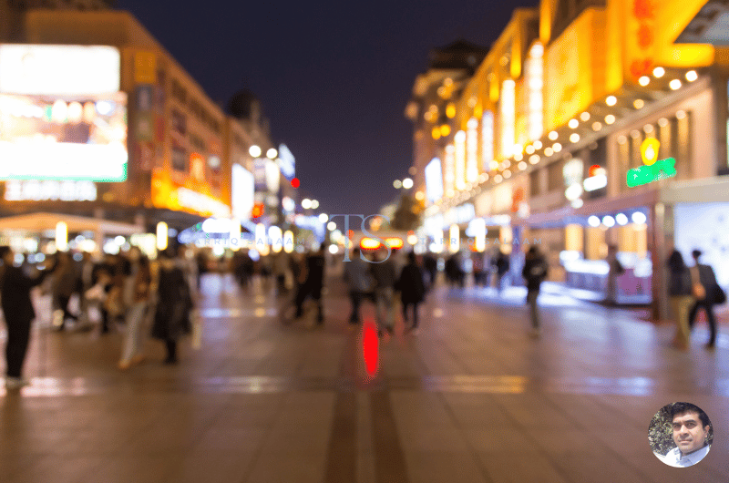 Reaching Commercial Street, Bangalore