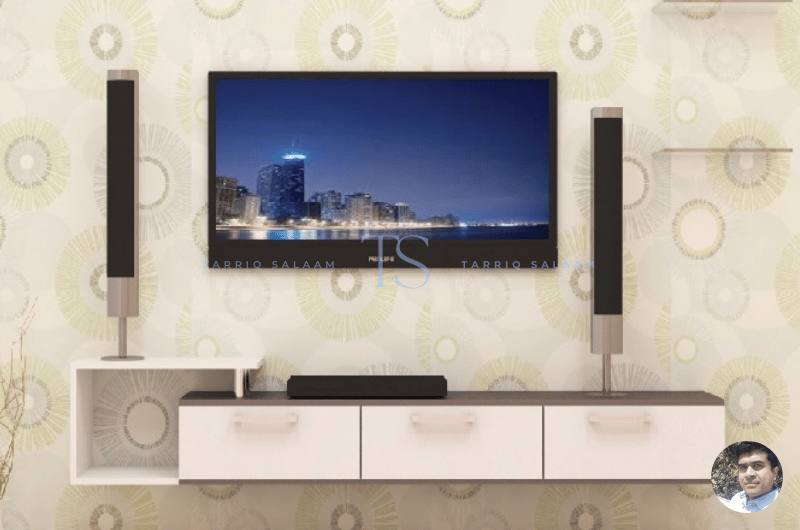 TV Cabinet by Scaleinch Interiors